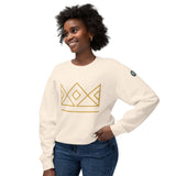 Christmas 2026 - Minimalist Geometric Crown Sweatshirt