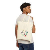 Grace Chapel Christmas Cotton Canvas Tote Bag | Ornaments