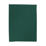 Christmas 2026 - Forest Green Velveteen Plush Blanket