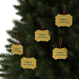 Prince of Peace Aluminum Christmas Ornament