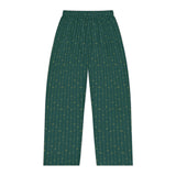 Christmas 2026 - Women's Green Print Pajama / Lounge Pants