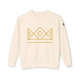 Christmas 2026 - Minimalist Geometric Crown Sweatshirt
