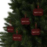 Mighty God Aluminum Christmas Ornament