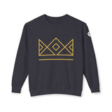 Christmas 2026 - Minimalist Geometric Crown Sweatshirt