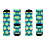 Grace Chapel Logo Pattern Cushioned Crew Socks