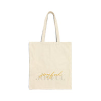 Grace Chapel Christms Cotton Canvas Tote Bag | Joyful JoyFul