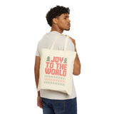 Grace Chapel Christms Cotton Canvas Tote Bag | Joy to the World