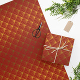 Grace Chapel Wrapping Paper | Art Deco Pattern Red