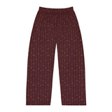 Christmas 2026 - Men's Pajama Pants – Crimson Pattern Lounge Pants