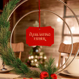 Everlasting Father Aluminum Christmas Ornament