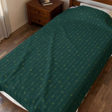 Christmas 2026 - Forest Green Velveteen Plush Blanket