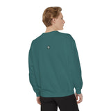 Parking Permit Graphic Sweatshirt — Vintage Parking Lot Badge Crewneck