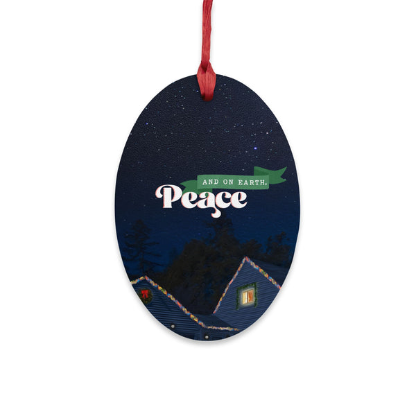 Grace Chapel Christmas 2023 Tree Ornament | "And on Earth, Peace"