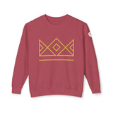 Christmas 2026 - Minimalist Geometric Crown Sweatshirt