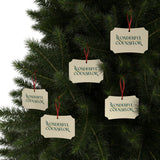 Wonderful Counselor Aluminum Christmas Ornament