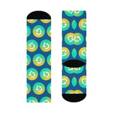 Grace Chapel Logo Pattern Cushioned Crew Socks