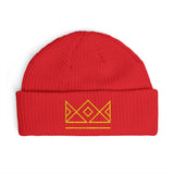 Christmas 2026 - Crown Embroidered Cuff Beanie