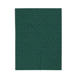 Christmas 2026 - Forest Green Velveteen Plush Blanket