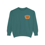 Parking Permit Graphic Sweatshirt — Vintage Parking Lot Badge Crewneck
