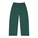 Christmas 2026 - Men's Pajama Pants – Green Pattern Lounge Pants