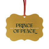Prince of Peace Aluminum Christmas Ornament