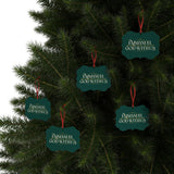 Emmanuel God with us Aluminum Christmas Ornament