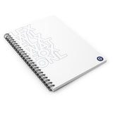 Grace Chapel Spiral Notebook | Campus Codes White and Blue