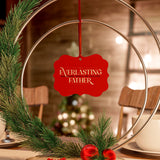 Everlasting Father Aluminum Christmas Ornament