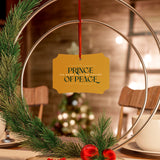 Prince of Peace Aluminum Christmas Ornament