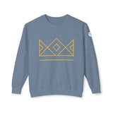 Christmas 2026 - Minimalist Geometric Crown Sweatshirt