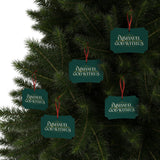 Emmanuel God with us Aluminum Christmas Ornament