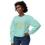 Christmas 2026 - Minimalist Geometric Crown Sweatshirt