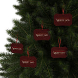 Mighty God Aluminum Christmas Ornament