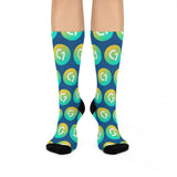 Grace Chapel Logo Pattern Cushioned Crew Socks