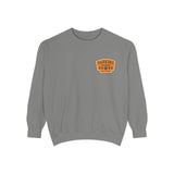 Parking Permit Graphic Sweatshirt — Vintage Parking Lot Badge Crewneck