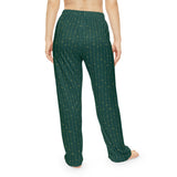 Christmas 2026 - Women's Green Print Pajama / Lounge Pants