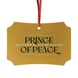 Prince of Peace Aluminum Christmas Ornament