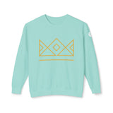 Christmas 2026 - Minimalist Geometric Crown Sweatshirt