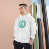 Grace Chapel Champion Hoodie | Pearl Aqua Logo