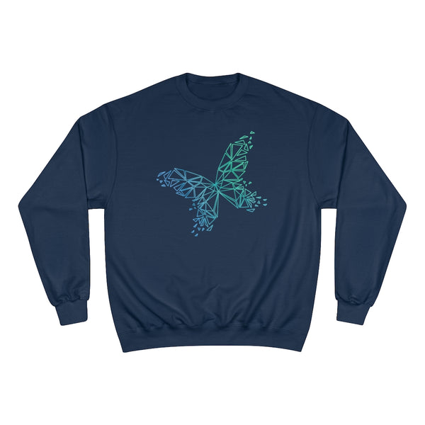 Grace Chapel Champion Crew Neck Sweatshirt | Butterfly Outline