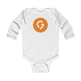 Grace Chapel Infant Long Sleeve Bodysuit | Orange Logo