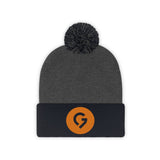 Grace Chapel Pom Pom Beanie | Orange Logo