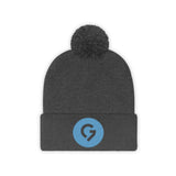 Grace Chapel Pom Pom Beanie | Blue Logo