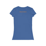 Grace Chapel Women's Short Sleeve V-Neck Tee | Orange Logo