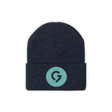 Grace Chapel Knit Beanie | Pearl Aqua Logo