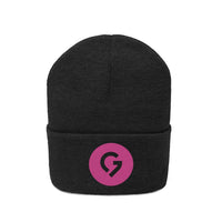 Grace Chapel Knit Beanie | Pink Logo