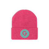 Grace Chapel Knit Beanie | Pearl Aqua Logo