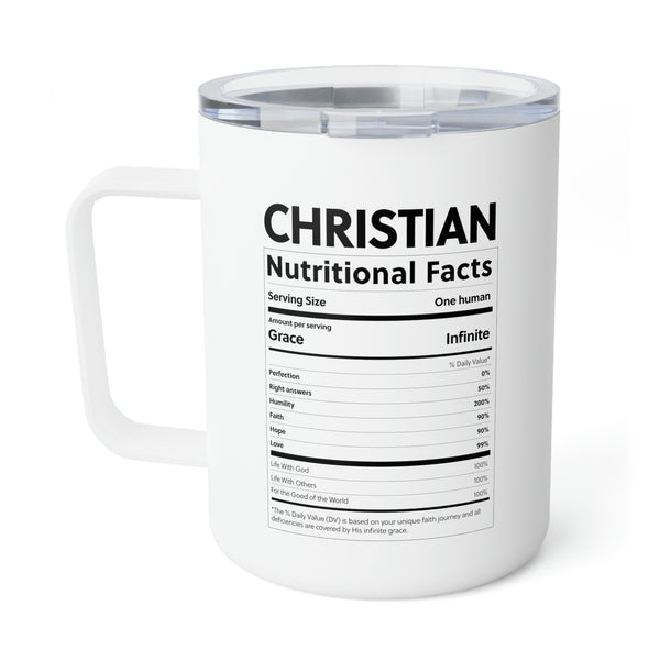 Grace Chapel Insulated Coffee Mug, 10oz | Nutritional Facts