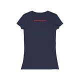 Grace Chapel Women's Short Sleeve V-Neck Tee | Red Logo