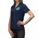 Grace Chapel Women's Polo Shirt | Pearl Aqua Logo